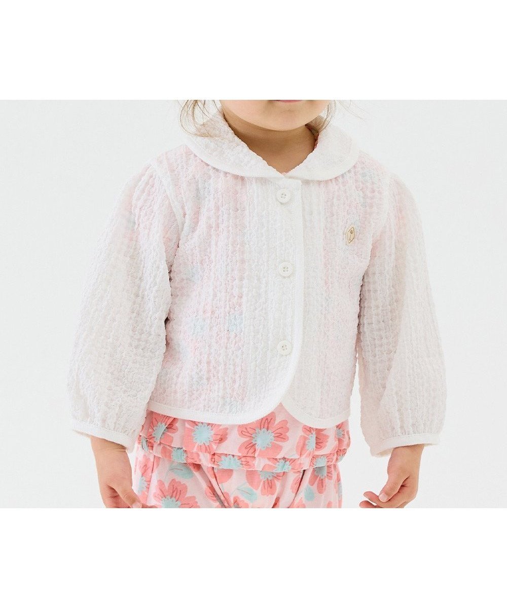 【モイモルン/moimoln / KIDS】のココカーディガン インテリア・キッズ・メンズ・レディースファッション・服の通販 founy(ファニー) 　ファッション　Fashion　キッズファッション　Fashion for Kids　カーディガン　Cardigan, Knitwear　デニム　Denim, Jeans Material　フィット　Fit, Slim Fit　夏　Summer　オフホワイト|ID: prp329100004640905 ipo3291000000033462392