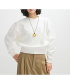 【アダム エ ロペ/ADAM ET ROPE'】の【サステナブル】ショルダーフォルムスウェット ホワイト(10)|ID: prp329100004641079 ipo3291000000033507390