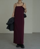 【パルグループ/PAL GROUP】の【Omekashi】Onf(オンフ)ミニマルキャミワンピース 人気、トレンドファッション・服の通販 founy(ファニー) ファッション Fashion レディースファッション Fashion for Women ワンピース Dresses キャミソールワンピース Camisole Dresses インナー Innerwear キャミソール Camisole, Spaghetti Strap Top キャミワンピース Cami Dress, Slip Dress コンパクト Compact, Small Size ジョーゼット Georgette, Semi-Sheer Fabric スリット Slit, Slit Detail 定番 Standard, Basic Item 洗える Machine Washable thumbnail ボルドー|ID: prp329100004641153 ipo3291000000033467584