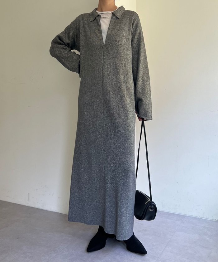 【パルグループ/PAL GROUP】の【Omekashi】フロントファスナーニットワンピース インテリア・キッズ・メンズ・レディースファッション・服の通販 founy(ファニー) https://founy.com/ ファッション Fashion レディースファッション Fashion for Women ワンピース Dresses ニットワンピース Knit Dresses ハイネック High Neck, Mock Neck ポケット Pocket, Pocket Detail 無地 Plain, Solid Color ロング Long, Long-Length A/W・秋冬 Autumn/Winter 再入荷 Restock / Back in Stock おすすめ Recommended / Our Picks |ID: prp329100004641154 ipo3291000000033611285