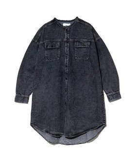 【ゴースローキャラバン/go slow caravan】のKAKELA TRANQUIL/カケラ トランクイル Back 刺繍ロゴワンピース (WOMENS) 人気、トレンドファッション・服の通販 founy(ファニー) ファッション Fashion レディースファッション Fashion for Women ワンピース Dresses デニム Denim, Jeans Material リラックス Relax, Relaxed Fit |ID:prp329100004641198