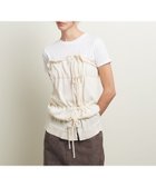 【ユナイテッドアローズ/UNITED ARROWS】のATTISESSION シャーリングトップス -2WAY- 人気、トレンドファッション・服の通販 founy(ファニー) ファッション Fashion レディースファッション Fashion for Women トップス・カットソー Cut & Sew Tops ギャザー Gathered, Ruffled コンパクト Compact, Small Size ストリング String, Drawstring タンク Tank Top, Sleeveless Top デニム Denim, Jeans Material おすすめ Recommended / Our Picks thumbnail OFF WHITE|ID: prp329100004641223 ipo3291000000033468395