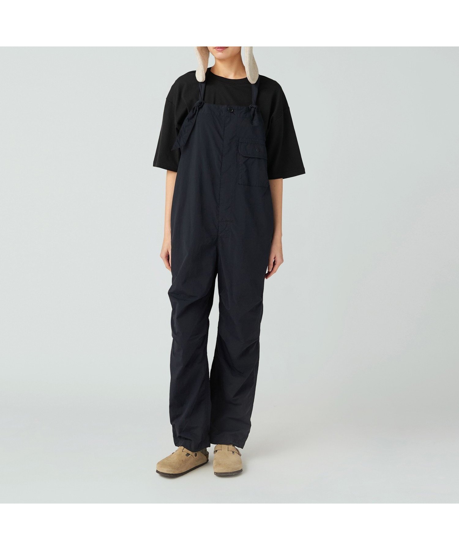 【スノーピーク/SNOW PEAK】のGarment Dyed Overalls インテリア・キッズ・メンズ・レディースファッション・服の通販 founy(ファニー) 　ファッション　Fashion　レディースファッション　Fashion for Women　ヴィンテージ　Vintage Style　カットソー　Cut and Sewn Top　軽量　Lightweight, Ultra Light　シンプル　Simple, Minimal　スマート　Smart, Elegant　タフタ　Taffeta, Structured Fabric　ドローコード　Drawcord, Drawstring Cord　フロント　Front, Front Design　ループ　Loop, Loop Knit　ワーク　Workwear, Utility Style　A/W・秋冬　Autumn/Winter　冬　Winter / This Winter　エレガント 上品　Elegant　2025年　2025　2025-2026秋冬・A/W　Autumn/Winter 2025–26 AW25–26　BLACK|ID: prp329100004641288 ipo3291000000033469369