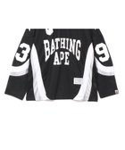 【アベイシングエイプ/A BATHING APE / MEN】のLINE CAMO JACQUARD LOGO RELAXED FIT ICE HOCKEY JERSEY 人気、トレンドファッション・服の通販 founy(ファニー) ファッション Fashion メンズファッション Fashion for Men スポーツ Sports, Activewear フロント Front, Front Design thumbnail BLACK|ID: prp329100004641324 ipo3291000000033885523