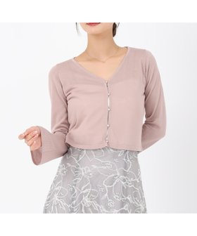 【ミッシュマッシュ/MISCH MASCH】のMM538402 フレア袖シアーカーディガン 人気、トレンドファッション・服の通販 founy(ファニー) ファッション Fashion レディースファッション Fashion for Women トップス・カットソー Cut & Sew Tops カーディガン・羽織り Layered Style Cardigans カーディガン Cardigan, Knitwear ショート Short, Short Length バランス Balance, Style Balance フェミニン Feminine, Girly フレア Flare, Flared |ID:prp329100004641334