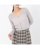 【ミッシュマッシュ/MISCH MASCH】のMM538402 フレア袖シアーカーディガン 人気、トレンドファッション・服の通販 founy(ファニー) ファッション Fashion レディースファッション Fashion for Women トップス・カットソー Cut & Sew Tops カーディガン・羽織り Layered Style Cardigans カーディガン Cardigan, Knitwear ショート Short, Short Length バランス Balance, Style Balance フェミニン Feminine, Girly フレア Flare, Flared thumbnail ライトグレー|ID: prp329100004641334 ipo3291000000033651207