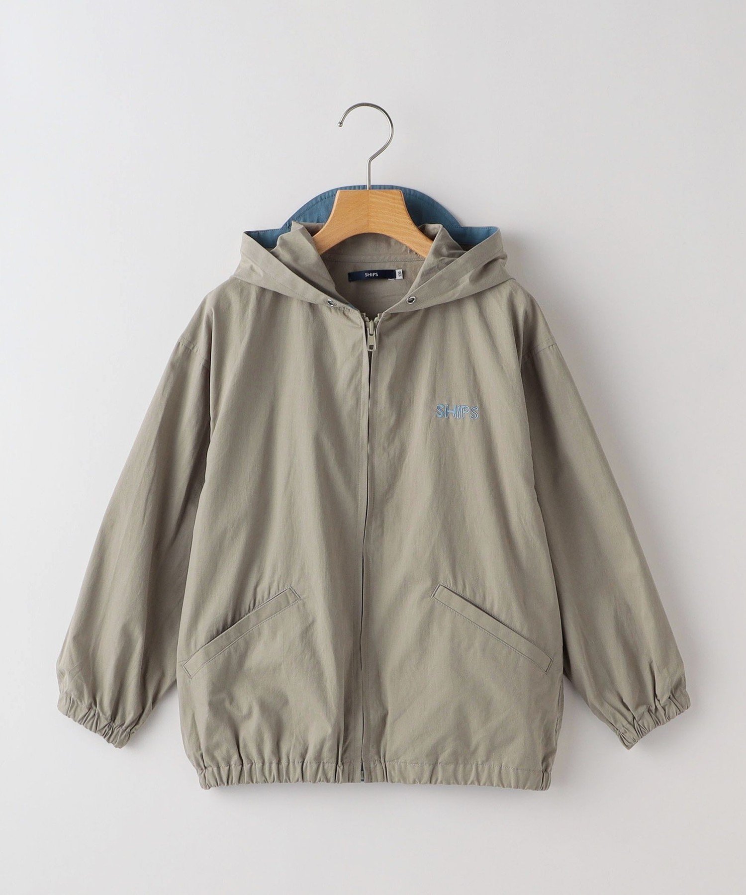 【シップス/SHIPS / KIDS】のSHIPS KIDS 140~160cm / キャップ デザイン コットン パーカー インテリア・キッズ・メンズ・レディースファッション・服の通販 founy(ファニー) 　ファッション　Fashion　キッズファッション　Fashion for Kids　2024年　2024　2024-2025秋冬・A/W　Autumn/Winter 2024–25 AW24–25　おすすめ　Recommended / Our Picks　インナー　Innerwear　キャップ　Cap, Baseball Cap　ギフト プレゼント　Gift / Present　シンプル　Simple, Minimal　パーカー　Hoodie, Parka　羽織　Haori, Light Jacket　ライトカーキ|ID: prp329100004641352 ipo3291000000033470388