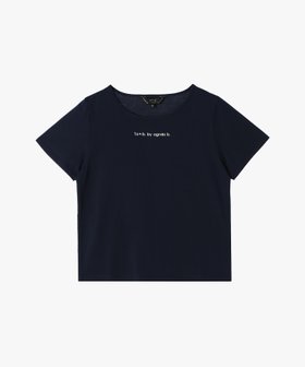 【アニエスベー ファム/agnes b. FEMME】のロゴフォイルプリントTシャツ 人気、トレンドファッション・服の通販 founy(ファニー) ファッション Fashion レディースファッション Fashion for Women トップス・カットソー Cut & Sew Tops シャツ・ブラウス・オフィスカジュアル Elegant Blouses & Button-Ups ロングTシャツ・Tシャツ Longline T-Shirts & Tees シンプル Simple, Minimal ワイド Wide, Wide Fit |ID:prp329100004641363