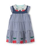 【ナルミヤ オンライン/NARUMIYA ONELINE / KIDS】のさくらんぼチェックワンピース 紺|ID: prp329100004641380 ipo3291000000033470721