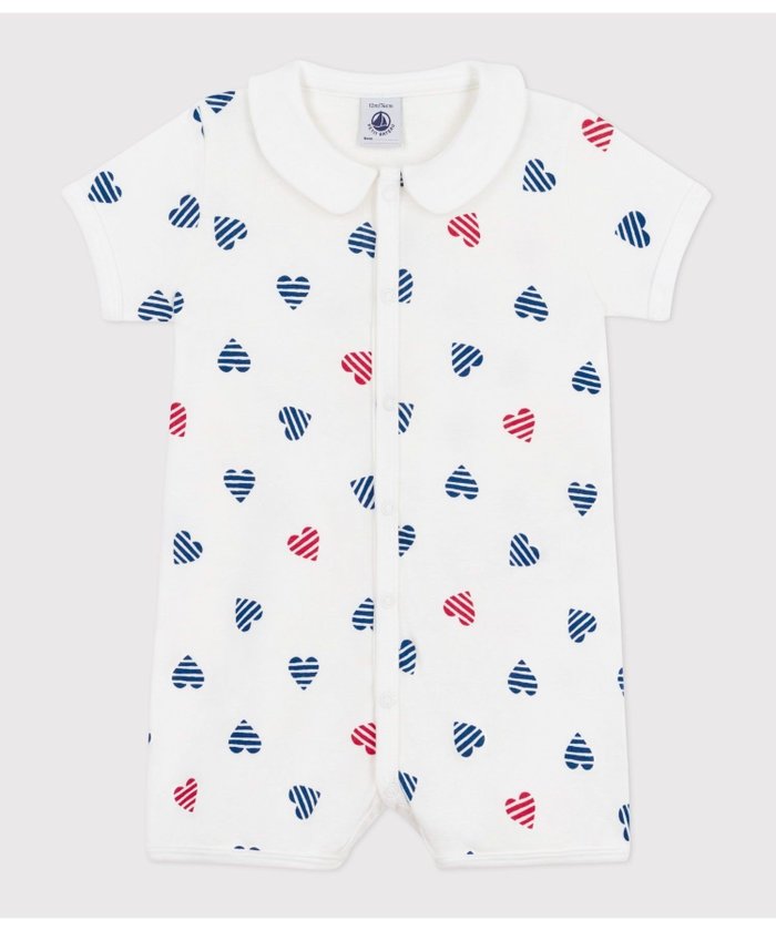 【プチバトー/PETIT BATEAU / KIDS】のショートロンパース インテリア・キッズ・メンズ・レディースファッション・服の通販 founy(ファニー) https://founy.com/ ファッション Fashion キッズファッション Fashion for Kids おすすめ Recommended / Our Picks ギフト プレゼント Gift / Present ショート Short, Short Length ボーダー Border, Stripe ロンパース Romper, Jumpsuit |ID: prp329100004641383 ipo3291000000033470747
