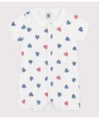 【プチバトー/PETIT BATEAU / KIDS】のショートロンパース オフホワイト/マルチカラー|ID: prp329100004641383 ipo3291000000033470748