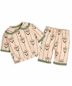 【モイモルン/moimoln / KIDS】の【セットアップ】ミルクロバーテープライン7分丈トップス パンツ ベージュ|ID: prp329100004641402 ipo3291000000033470987