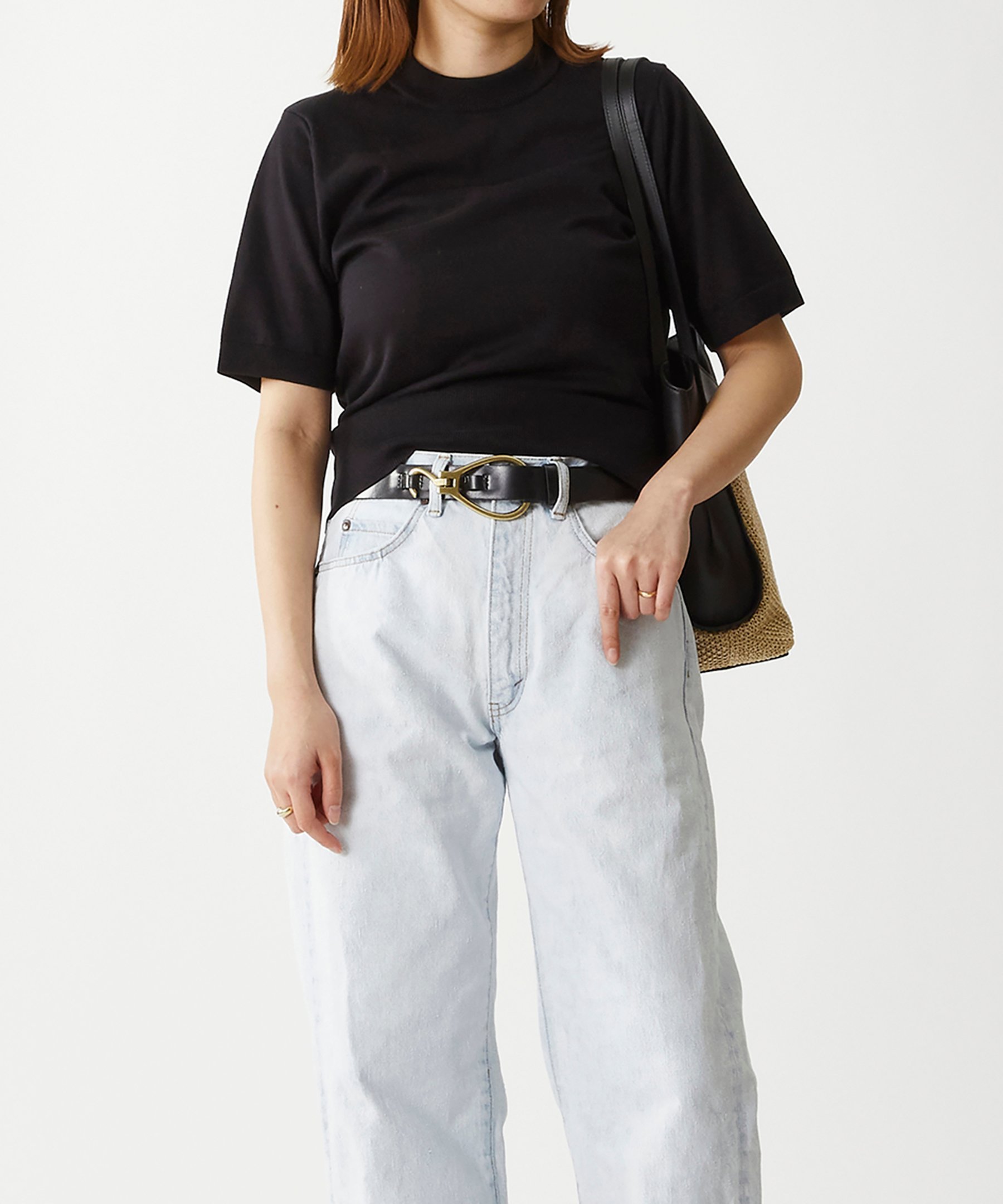 【その他のブランド/Other】のLOWER(ローヴァー) 18Gオープンバックレイヤードトップス インテリア・キッズ・メンズ・レディースファッション・服の通販 founy(ファニー) 　ファッション　Fashion　メンズファッション　Fashion for Men　トップス・カットソー　Cut & Sew Tops　ドレープ　Drape, Draping Fabric　Black|ID: prp329100004641414 ipo3291000000033471227