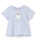 【ナルミヤ オンライン/NARUMIYA ONELINE / KIDS】の【接触冷感】モチーフ半袖Tシャツ サックス|ID: prp329100004641423 ipo3291000000033471361
