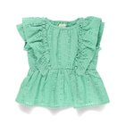 【ブランシェス/branshes / KIDS】の【プチレディ/ベビーとおそろい】スカラップ刺繍ブラウス グリーン|ID: prp329100004641424 ipo3291000000033471377