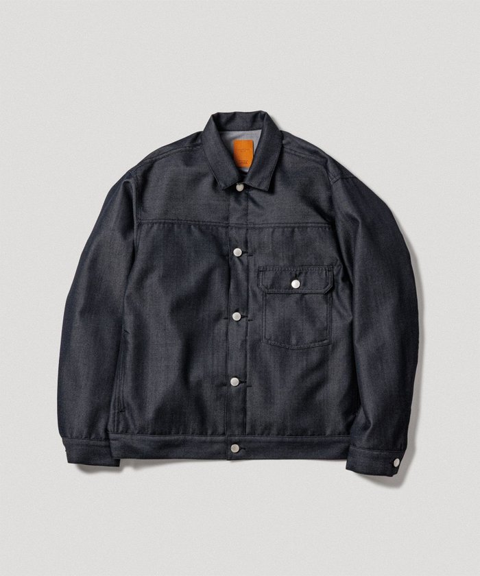 【アダムエロペ /ADAM ET ROPE' / MEN】の【NIKKE】デニム トラッカー ジャケット / ADAM ET ROPE JEANS -PERS- インテリア・キッズ・メンズ・レディースファッション・服の通販 founy(ファニー) https://founy.com/ ファッション Fashion メンズファッション Fashion for Men インナー Innerwear ヴィンテージ Vintage Style ジャケット Jacket, Outerwear デニム Denim, Jeans Material ドレープ Drape, Draping Fabric ミックス Mix, Mixed Style エレガント 上品 Elegant ビジネス 仕事 通勤 Business / Work / Commuting |ID: prp329100004641471 ipo3291000000033560605