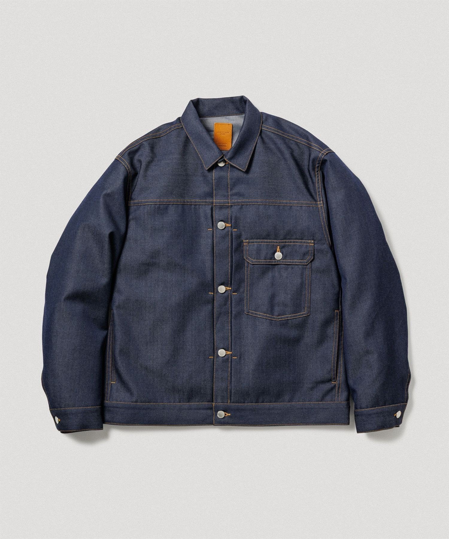 【アダムエロペ /ADAM ET ROPE' / MEN】の【NIKKE】デニム トラッカー ジャケット / ADAM ET ROPE JEANS -PERS- インテリア・キッズ・メンズ・レディースファッション・服の通販 founy(ファニー) 　ファッション　Fashion　メンズファッション　Fashion for Men　インナー　Innerwear　ヴィンテージ　Vintage Style　ジャケット　Jacket, Outerwear　デニム　Denim, Jeans Material　ドレープ　Drape, Draping Fabric　ミックス　Mix, Mixed Style　エレガント 上品　Elegant　ビジネス 仕事 通勤　Business / Work / Commuting　ネイビー(40)|ID: prp329100004641471 ipo3291000000033560608