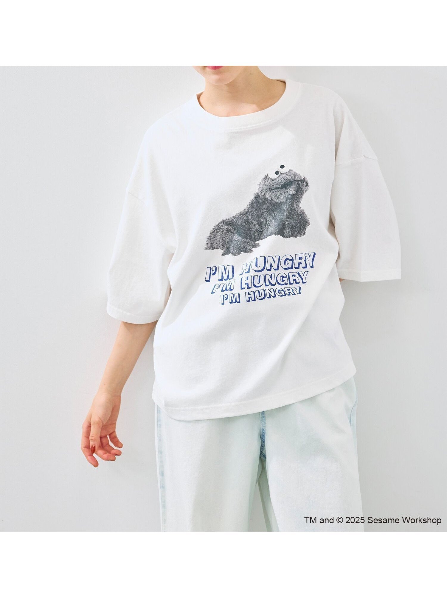 【サマンサモスモス/Samansa Mos2】の【SESAME STREET meets SM2】フォトプリントTシャツ インテリア・キッズ・メンズ・レディースファッション・服の通販 founy(ファニー) 　ファッション　Fashion　レディースファッション　Fashion for Women　トップス・カットソー　Cut & Sew Tops　シャツ・ブラウス・オフィスカジュアル　Elegant Blouses & Button-Ups　ロングTシャツ・Tシャツ　Longline T-Shirts & Tees　プリント　Print, Printed Pattern　ブルー|ID: prp329100004641504 ipo3291000000033800621