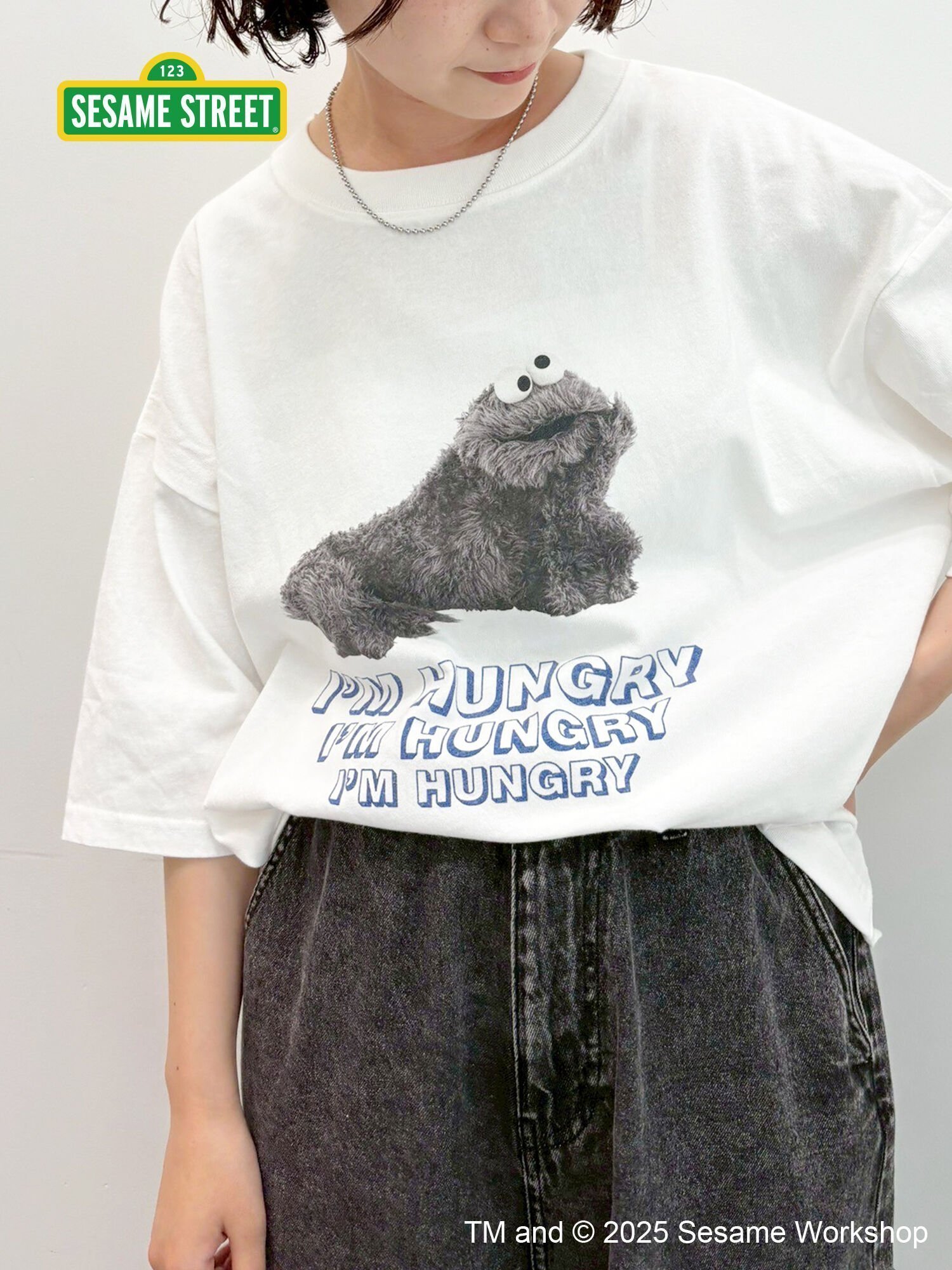 【サマンサモスモス/Samansa Mos2】の【SESAME STREET meets SM2】フォトプリントTシャツ インテリア・キッズ・メンズ・レディースファッション・服の通販 founy(ファニー)  ファッション Fashion レディースファッション Fashion for Women トップス・カットソー Cut & Sew Tops シャツ・ブラウス・オフィスカジュアル Elegant Blouses & Button-Ups ロングTシャツ・Tシャツ Longline T-Shirts & Tees プリント Print, Printed Pattern ブルー|ID: prp329100004641504 ipo3291000000034350435