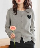 【ラジュール/Lajour】のハートニットカーディガン 人気、トレンドファッション・服の通販 founy(ファニー) ファッション Fashion レディースファッション Fashion for Women トップス・カットソー Cut & Sew Tops ニット Knit Tops & Sweaters カーディガン・羽織り Layered Style Cardigans カーディガン Cardigan, Knitwear シルバー Silver, Metallic Silver デニム Denim, Jeans Material フェミニン Feminine, Girly ロング Long, Long-Length 夏 Summer 春 Spring thumbnail グレー|ID: prp329100004641517 ipo3291000000034883271