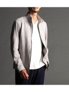 【ニコル/NICOLE / MEN】のスウェードライダースブルゾン 人気、トレンドファッション・服の通販 founy(ファニー) ファッション Fashion メンズファッション Fashion for Men カットソー Cut and Sewn Top シェイプ Shape, Slim Fit スタンド Stand Collar, Upright Stand ストレッチ Stretch, Stretchy Fabric ブルゾン Blouson, Bomber Jacket プリント Print, Printed Pattern thumbnail 19ライトグレー|ID: prp329100004641530 ipo3291000000033472631