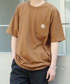 【イールド/yield / MEN】の【carhartt】カーハート Workwear 1/2-Sleeve T-Shirts ビッグシルエット ポケット半袖 ロゴ Tシャツ トップス K87 BRN|ID: prp329100004641575 ipo3291000000033473212
