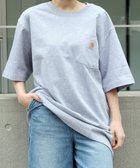 【イールド/yield / MEN】の【carhartt】カーハート Workwear 1/2-Sleeve T-Shirts ビッグシルエット ポケット半袖 ロゴ Tシャツ トップス K87 GRY|ID: prp329100004641575 ipo3291000000033473216