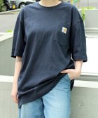 【イールド/yield / MEN】の【carhartt】カーハート Workwear 1/2-Sleeve T-Shirts ビッグシルエット ポケット半袖 ロゴ Tシャツ トップス K87 NVY|ID: prp329100004641575 ipo3291000000033473222