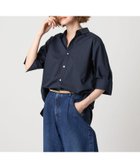 【ユナイテッドアローズ/UNITED ARROWS】のconte レギュラーカラー ショートスリーブシャツ NAVY|ID:prp329100004641825