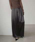 【リアン/Lian】のサテンタックワイドパンツ 人気、トレンドファッション・服の通販 founy(ファニー) ファッション Fashion レディースファッション Fashion for Women パンツ Pants & Trousers サテン Satin, Glossy Fabric thumbnail ブラック|ID: prp329100004641828 ipo3291000000033516173