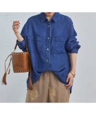 【ドゥ アルシーヴ/Doux archives】の【新色追加!毎年即完売アイテム】ソフトデニム2WAYシャツ 人気、トレンドファッション・服の通販 founy(ファニー) ファッション Fashion レディースファッション Fashion for Women トップス・カットソー Cut & Sew Tops シャツ・ブラウス・オフィスカジュアル Elegant Blouses & Button-Ups シンプル Simple, Minimal デニム Denim, Jeans Material ブラウジング Blouson Silhouette, Cinched Waist thumbnail BLUE|ID: prp329100004641829 ipo3291000000033543147