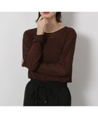 【ラコレ/LAKOLE】のスラブシアー長袖T 人気、トレンドファッション・服の通販 founy(ファニー) ファッション Fashion レディースファッション Fashion for Women トップス・カットソー Cut & Sew Tops インナー Innerwear サロペット Overalls, Salopette シアー Sheer, See-Through シンプル Simple, Minimal ジャケット Jacket, Outerwear 長袖 Long Sleeve, Full Sleeve thumbnail ブラウン|ID: prp329100004641831 ipo3291000000033833879