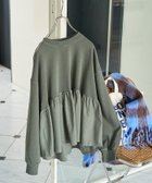 【フリークスストア/FREAK'S STORE】のピグメント 加工 フリル ロングスリーブ トップス【限定展開】 25AW グリーン|ID: prp329100004641890 ipo3291000000033794744