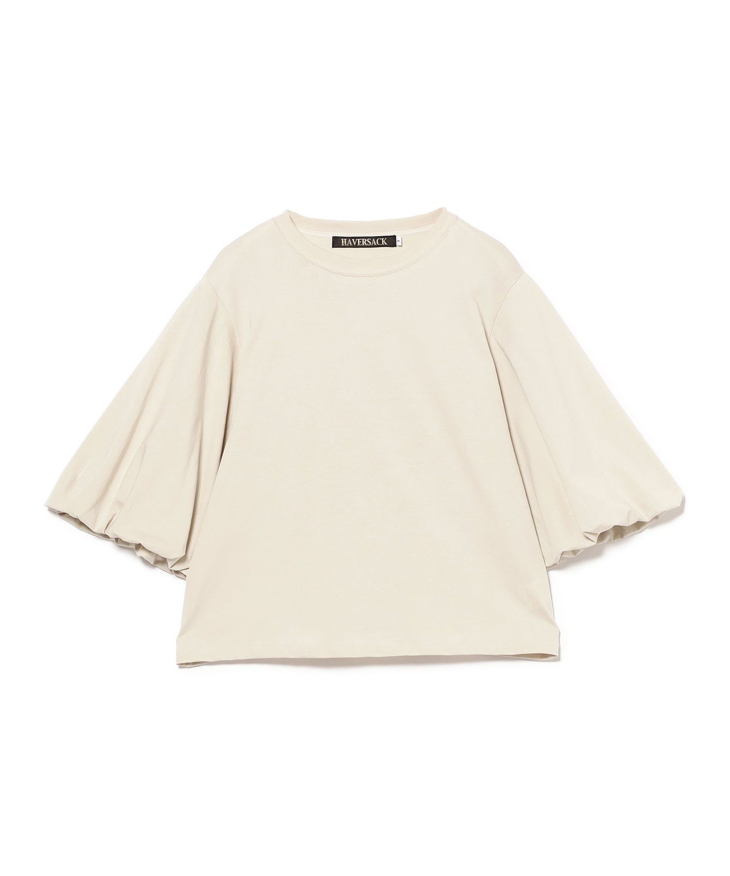 【ビームス ウイメン/BEAMS】のHAVERSACK / バルーン ショート スリーブ Tシャツ 人気、トレンドファッション・服の通販 founy(ファニー) 　ファッション　Fashion　レディースファッション　Fashion for Women　トップス・カットソー　Cut & Sew Tops　シャツ・ブラウス・オフィスカジュアル　Elegant Blouses & Button-Ups　ロングTシャツ・Tシャツ　Longline T-Shirts & Tees　インナー　Innerwear　ヴィンテージ　Vintage Style　ショルダー　Shoulder, Shoulder Strap　ショート　Short, Short Length　シンプル　Simple, Minimal　スリーブ　Sleeve, Long Sleeve / Short Sleeve　テーラード　Tailored, Tailored Fit　バルーン　Balloon, Balloon Silhouette　ミリタリー　Military, Army Style　おすすめ　Recommended / Our Picks　 other-1|ID: prp329100004641896 ipo3291000000033477886