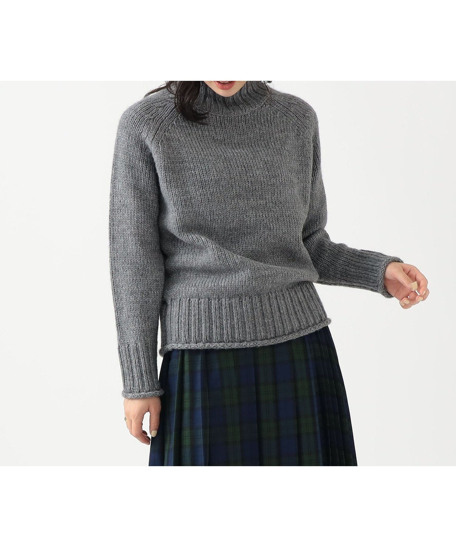 【ビーミングライフストアバイビームス/B:MING LIFE STORE by BEAMS】のエドワード オフタートルネック プルオーバー 25AW 秋冬 インテリア・キッズ・メンズ・レディースファッション・服の通販 founy(ファニー) 　ファッション　Fashion　レディースファッション　Fashion for Women　トップス・カットソー　Cut & Sew Tops　カジュアルプルオーバー・ニットトップス　Pullovers & Knit Tops / Casual Pullovers　タートルネック・ハイネックトップス　Turtlenecks & High-Neck Tops　2025年　2025　2025-2026秋冬・A/W　Autumn/Winter 2025–26 AW25–26　エアリー　Airy Texture　コンパクト　Compact, Small Size　シンプル　Simple, Minimal　デニム　Denim, Jeans Material　ハイネック　High Neck, Mock Neck　A/W・秋冬　Autumn/Winter　TOP_GREY|ID: prp329100004641951 ipo3291000000033478999