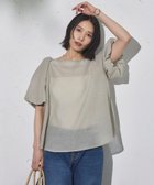 【ドゥ アルシーヴ/Doux archives】のスクエアーネックバルーンスリーブブラウス 人気、トレンドファッション・服の通販 founy(ファニー) ファッション Fashion レディースファッション Fashion for Women トップス・カットソー Cut & Sew Tops シャツ・ブラウス・オフィスカジュアル Elegant Blouses & Button-Ups おすすめ Recommended / Our Picks シンプル Simple, Minimal スクエア Square, Square Shape チュール Tulip, Tulip Motif バルーン Balloon, Balloon Silhouette ボトム Bottoms, Lower Wear thumbnail GREEN|ID: prp329100004642044 ipo3291000000033679357