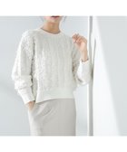 【ナノ ユニバース/nano universe】のチュールモールニットプルオーバー(セットアップ可) 人気、トレンドファッション・服の通販 founy(ファニー) ファッション Fashion レディースファッション Fashion for Women トップス・カットソー Cut & Sew Tops ニット Knit Tops & Sweaters カジュアルプルオーバー・ニットトップス Pullovers & Knit Tops / Casual Pullovers アクセサリー Fashion Accessories インナー Innerwear ウォッシャブル Machine Washable オケージョン Occasion Wear 春 Spring ジャケット Jacket, Outerwear セットアップ Set-Up, Coordinated Outfit チュール Tulip, Tulip Motif ツイード Twill, Twill Weave デニム Denim, Jeans Material ボトム Bottoms, Lower Wear ミドル Middle Length, Mid Height ワイド Wide, Wide Fit 冬 Winter / This Winter おすすめ Recommended / Our Picks セレモニー Ceremony 入学式 Entrance Ceremony 卒業式 Graduation Ceremony 結婚式 Wedding 二次会 After Party 2025年 2025 2025春夏・S/S Spring/Summer 2025 SS25 thumbnail オフホワイト1|ID: prp329100004642083 ipo3291000000033481084