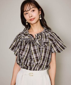 【クイーンズ コート/QUEENS COURT】のマルチチェックリボンブラウス≪洗濯機で洗える≫ 人気、トレンドファッション・服の通販 founy(ファニー) ファッション Fashion レディースファッション Fashion for Women トップス・カットソー Cut & Sew Tops シャツ・ブラウス・オフィスカジュアル Elegant Blouses & Button-Ups おすすめ Recommended / Our Picks チェック Check, Plaid, Tartan フォルム Silhouette, Form ポケット Pocket, Pocket Detail リボン Ribbon, Bow 今季 This Season, Current Season 洗える Machine Washable 秋 Autumn |ID:prp329100004642093