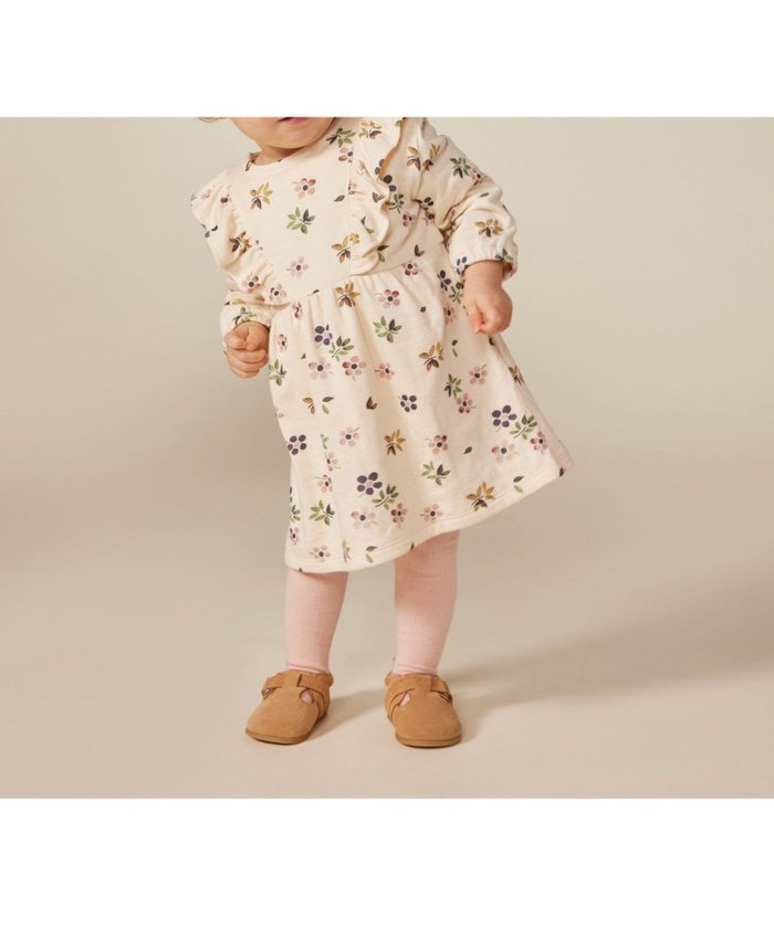 【プチバトー/PETIT BATEAU / KIDS】のチュビック長袖ワンピース インテリア・キッズ・メンズ・レディースファッション・服の通販 founy(ファニー) https://founy.com/ ファッション Fashion キッズファッション Fashion for Kids ワンピース Dresses おすすめ Recommended / Our Picks カーディガン Cardigan, Knitwear ギフト プレゼント Gift / Present フラワー Flower, Floral フリル Frill, Ruffle プリント Print, Printed Pattern 長袖 Long Sleeve, Full Sleeve |ID: prp329100004642096 ipo3291000000033481239