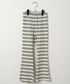 【ベイフロー/BAYFLOW / KIDS】のストレッチ素材 ボーダーフレアパンツ(KIDS) 人気、トレンドファッション・服の通販 founy(ファニー) ファッション Fashion キッズファッション Fashion for Kids ボトムス Bottoms おすすめ Recommended / Our Picks ショート Short, Short Length スウェット / スエット Sweatshirt, Sweatwear ストレッチ Stretch, Stretchy Fabric フレア Flare, Flared ボーダー Border, Stripe レギンス Leggings, Stretch Pants 冬 Winter / This Winter thumbnail オフホワイト11|ID: prp329100004642103 ipo3291000000033481348