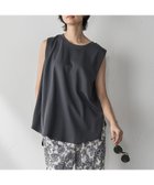 【メイソングレイ/MAYSON GREY】のパネル切替えノースリーブプルオーバー≪手洗い可能≫ チャコールグレー|ID: prp329100004642110 ipo3291000000033560799