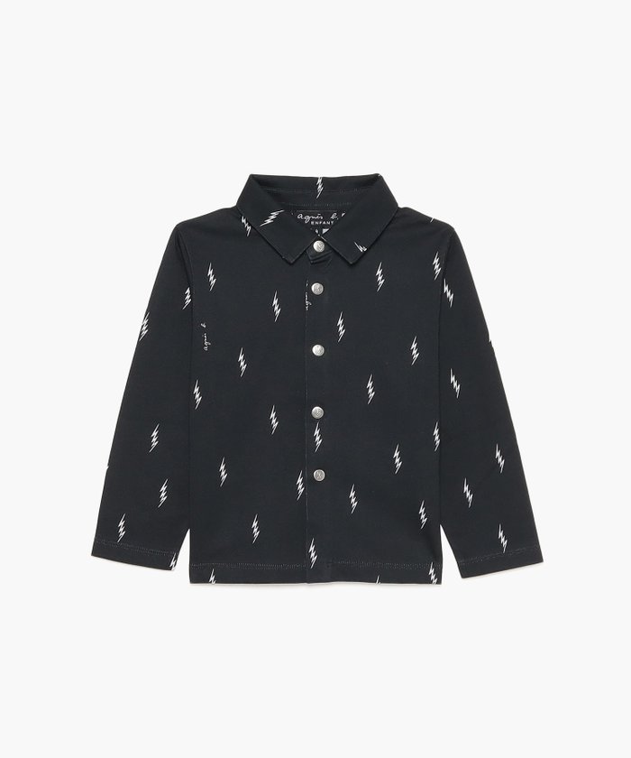 【アニエスベー ファム/agnes b. / KIDS】のJIL6 E CHEMISE キッズ ブラウス インテリア・キッズ・メンズ・レディースファッション・服の通販 founy(ファニー) https://founy.com/ ファッション Fashion キッズファッション Fashion for Kids シンプル Simple, Minimal モノトーン Monotone, Black and White 長袖 Long Sleeve, Full Sleeve |ID: prp329100004642119 ipo3291000000033481669