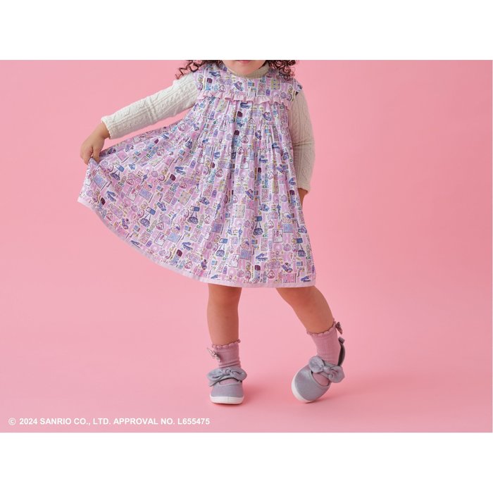 【ナルミヤ オンライン/NARUMIYA ONELINE / KIDS】の【ハローキティ】ネセシティーズワンピース インテリア・キッズ・メンズ・レディースファッション・服の通販 founy(ファニー) https://founy.com/ ファッション Fashion キッズファッション Fashion for Kids ワンピース Dresses おすすめ Recommended / Our Picks インナー Innerwear ポケット Pocket, Pocket Detail ランダム Random, Irregular A/W・秋冬 Autumn/Winter |ID: prp329100004642126 ipo3291000000033481731