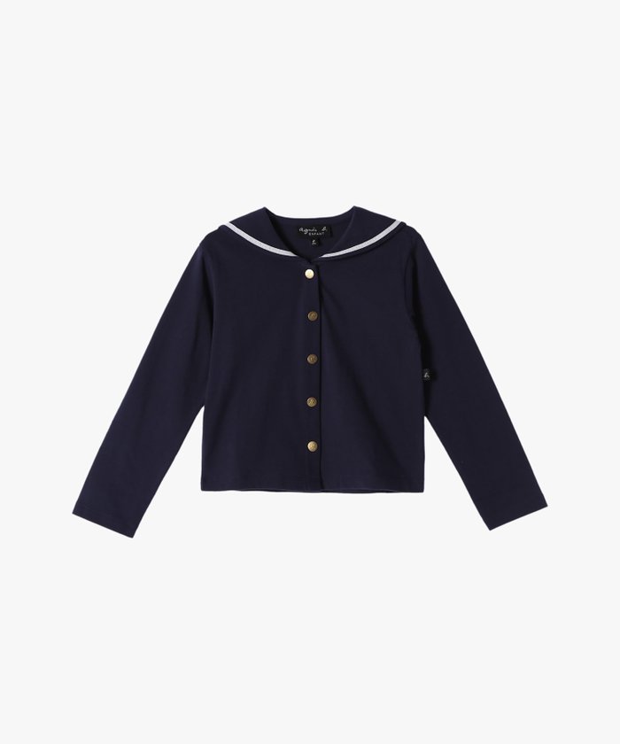 【アニエスベー ファム/agnes b. / KIDS】のJ000 E CHEMISE キッズ ブラウス インテリア・キッズ・メンズ・レディースファッション・服の通販 founy(ファニー) https://founy.com/ ファッション Fashion キッズファッション Fashion for Kids クラシック Classic, Timeless Style シンプル Simple, Minimal フロント Front, Front Design 長袖 Long Sleeve, Full Sleeve |ID: prp329100004642138 ipo3291000000033481896