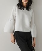 【ラジュール/Lajour】の日本製 リブニットプルオーバー 人気、トレンドファッション・服の通販 founy(ファニー) ファッション Fashion レディースファッション Fashion for Women トップス・カットソー Cut & Sew Tops ニット Knit Tops & Sweaters カジュアルプルオーバー・ニットトップス Pullovers & Knit Tops / Casual Pullovers おすすめ Recommended / Our Picks スリーブ Sleeve, Long Sleeve / Short Sleeve フレア Flare, Flared エレガント 上品 Elegant 日本製 Made In Japan thumbnail ホワイト|ID: prp329100004642153 ipo3291000000033543688