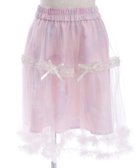 【アクシーズ ファム/axes femme / KIDS】のスターリーチュールスカート 人気、トレンドファッション・服の通販 founy(ファニー) ファッション Fashion キッズファッション Fashion for Kids おすすめ Recommended / Our Picks シンプル Simple, Minimal チェック Check, Plaid, Tartan チュール Tulip, Tulip Motif フリル Frill, Ruffle プリント Print, Printed Pattern リボン Ribbon, Bow ロマンティック Romantic, Feminine Style thumbnail ラベンダー|ID: prp329100004642158 ipo3291000000033482198