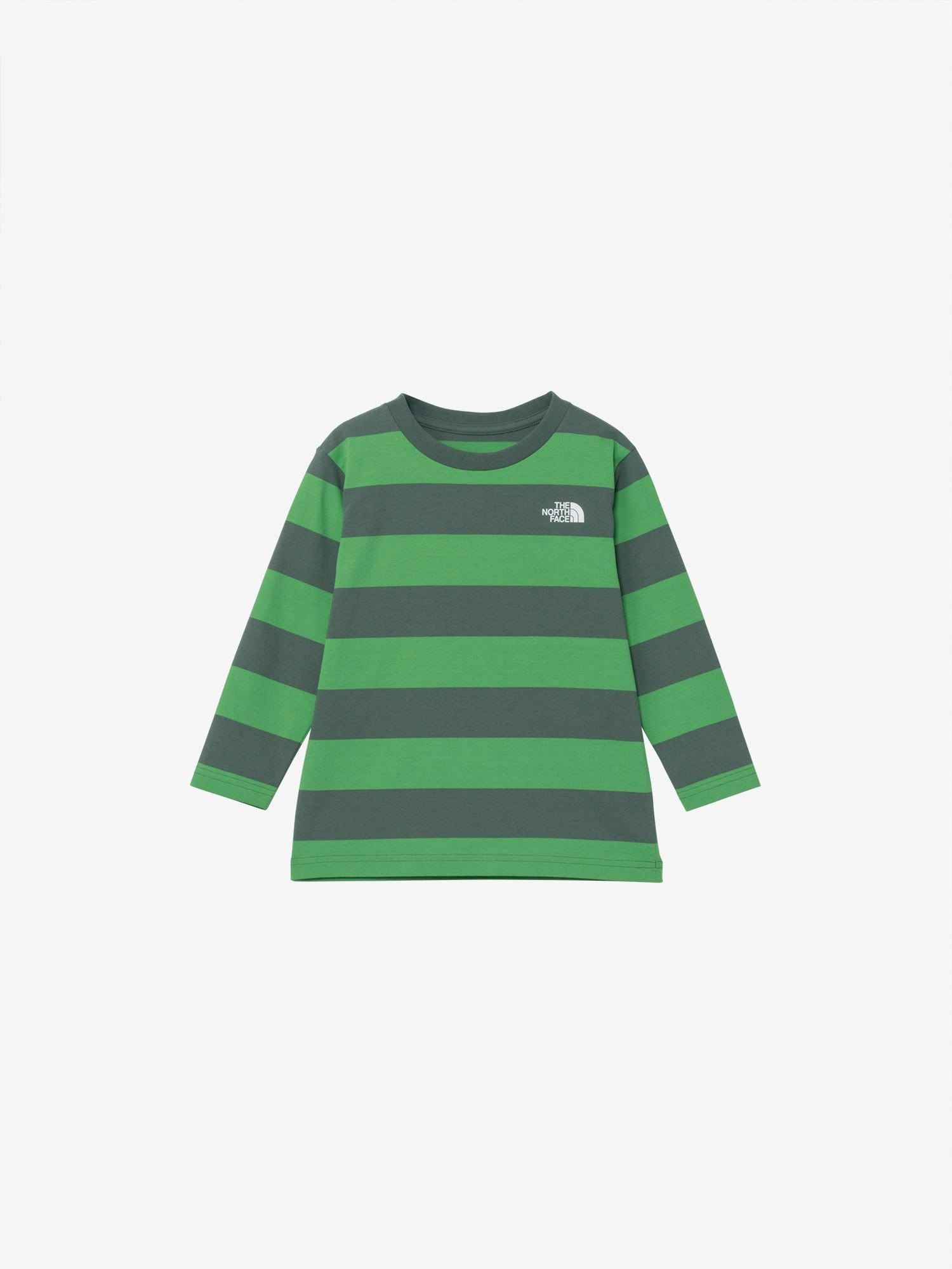 【ザ ノース フェイス/THE NORTH FACE / KIDS】の【公式】トドラーロングスリーブフィールドボーダーティー(キッズ) インテリア・キッズ・メンズ・レディースファッション・服の通販 founy(ファニー) 　ファッション　Fashion　キッズファッション　Fashion for Kids　なめらか　Smooth, Silky Texture　ボーダー　Border, Stripe　長袖　Long Sleeve, Full Sleeve　パイングリーン|ID: prp329100004642169 ipo3291000000033482341