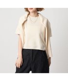 【ユナイテッドアローズ/UNITED ARROWS】のconte コットン ニットTシャツ OFF WHITE|ID:prp329100004642213