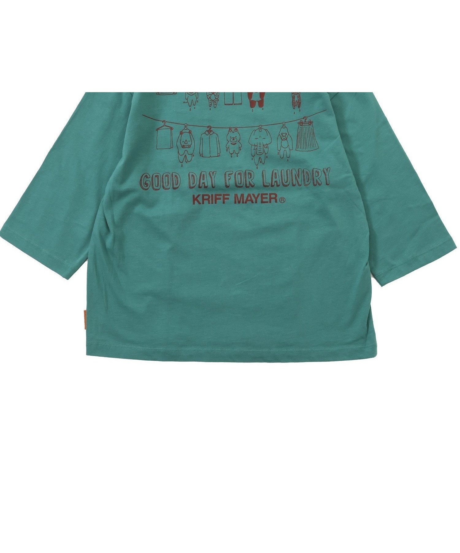 【クリフメイヤー キッズ/KRIFF MAYER / KIDS】の楽LUCK-七分袖T(ランドリー) 人気、トレンドファッション・服の通販 founy(ファニー) 　ファッション　Fashion　キッズファッション　Fashion for Kids　アウトドア　Outdoor Clothing　アニマル　Animal Print　春　Spring　カットソー　Cut and Sewn Top　シンプル　Simple, Minimal　人気　Popular, Best Seller　メンズ　Men's, Menswear　S/S・春夏　SS, Spring/Summer, Warm Season　おすすめ　Recommended / Our Picks　夏　Summer　 other-1|ID: prp329100004642225 ipo3291000000033482916