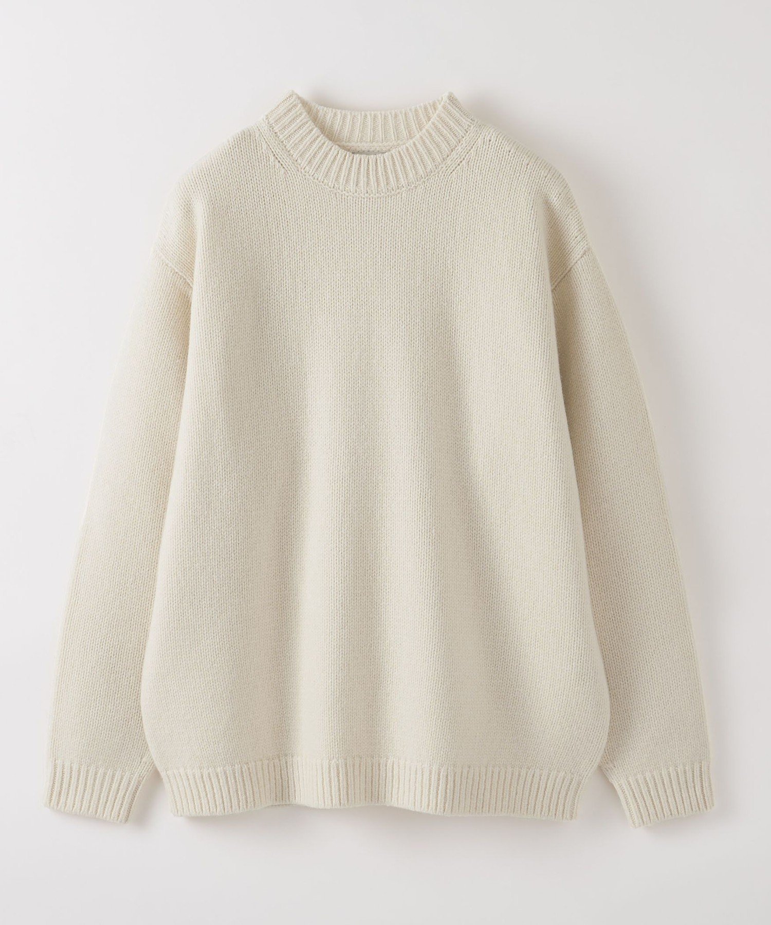 【その他のブランド/Other】のSteven Alan ハミルトンラムズウール モックネック ニット -LOOSE インテリア・キッズ・メンズ・レディースファッション・服の通販 founy(ファニー) 　ファッション　Fashion　メンズファッション　Fashion for Men　フィット　Fit, Slim Fit　ベーシック　Basic, Essential　モックネック　Mock Neck, Short Turtleneck　ルーズ　Loose, Oversized　OFF WHITE|ID: prp329100004642284 ipo3291000000033483434